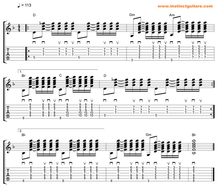 Le pont de La Seine Vanessa Paradis et M Instinct Guitare