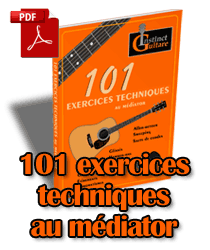 101 exercices techniques au médiator