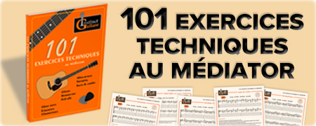 101 exercices techniques au médiator