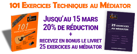 101 exercices techniques au médiator