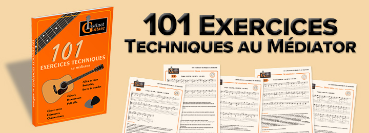 101 exercices techniques au médiator