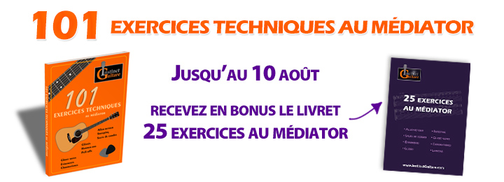 101 exercices techniques au médiator