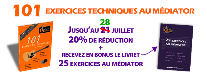 101 exercices techniques au médiator
