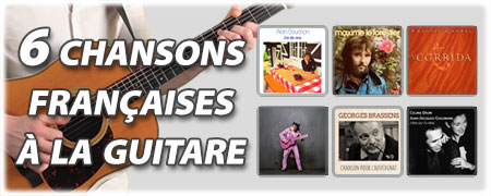 6 chansons francaises à la guitare