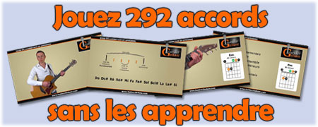 Jouez 292 accords de plus sans les apprendre