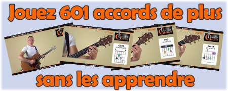 Jouez 601 accords de plus sans les apprendre