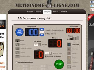 Métronome de guitare en ligne, Instrument de musique à rythme