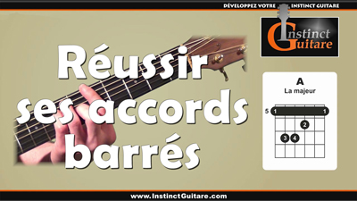 Réussir ses accords barrés à la guitare