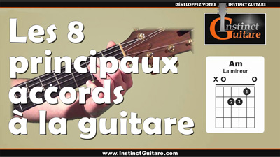 Les 8 principaux accords à la guitare