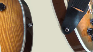 électrique et basse Lot de 2 chrome alohha attache-courroies de sécurité Verrouillage Sangle pour guitare en métal solide de bonne qualité Convient pour guitare acoustique 