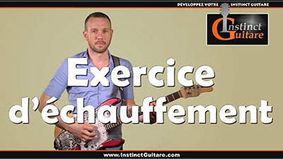 Exercice d’échauffement à la guitare