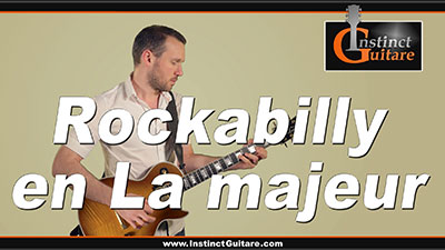 Jouez un morceau Rockabilly en La majeur