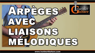 Arpèges avec liaisons mélodiques