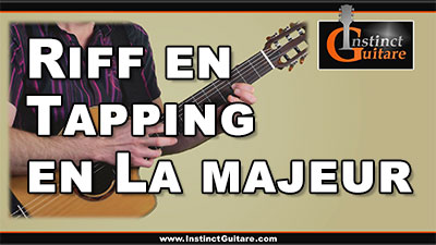 Riff en tapping en La majeur