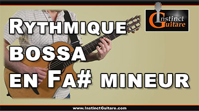 Rythmique bossa en Fa# mineur