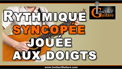 Rythmique syncopée jouée aux doigts