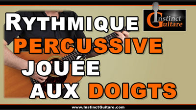 Rythmique percussive jouée aux doigts