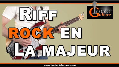 Riff rock en La majeur