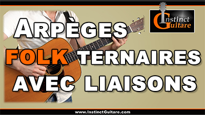 Arpèges folk ternaires avec liaisons