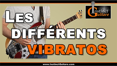 Les différents vibratos à la guitare