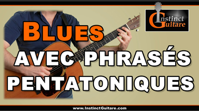 Blues en Sol avec phrasés pentatoniques