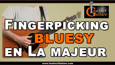 Fingerpinking bluesy en La majeur