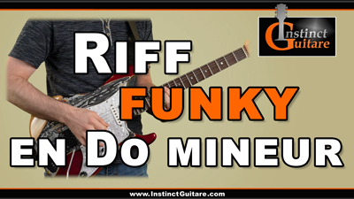 Riff funky en Do mineur