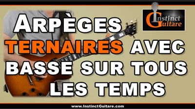 Arpèges ternaires avec basses sur tous les temps