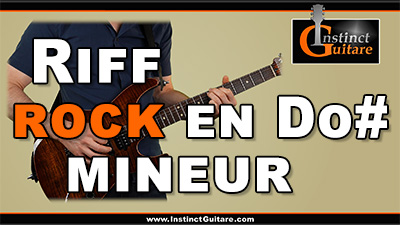 Riff rock en Do# mineur