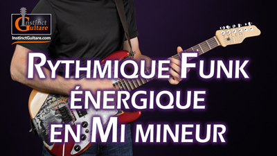 Rythmique funk énergique en Mi mineur