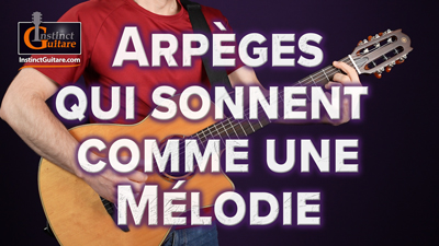 Jouez des arpèges qui sonnent comme une mélodie