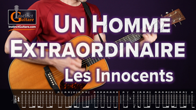 Un Homme Extraordinaire (Les Innocents) à la guitare