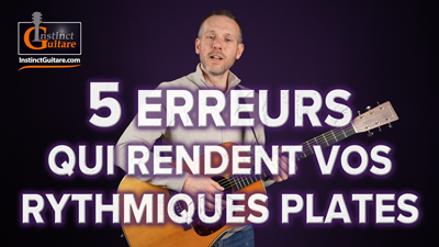 5 erreurs qui rendent vos rythmiques plates à la guitare